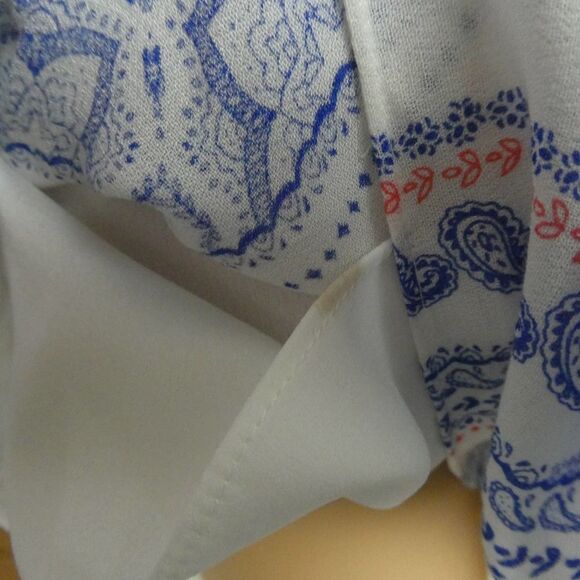 Lovers + Friends Carmella Romper Off the Shoulder Ruffle Floral Long Sleeve Sm - Picture 12 of 12